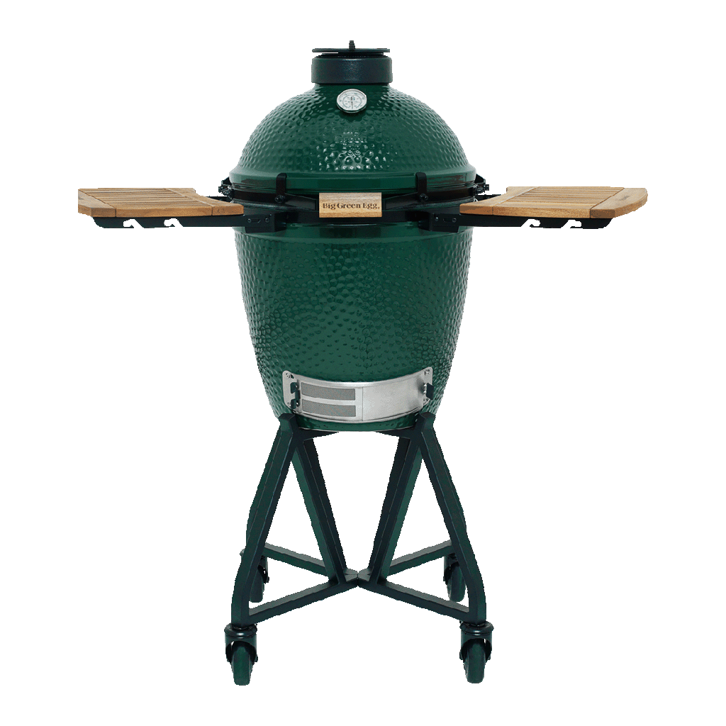 Medium Big Green Egg комплект със стойка и масички